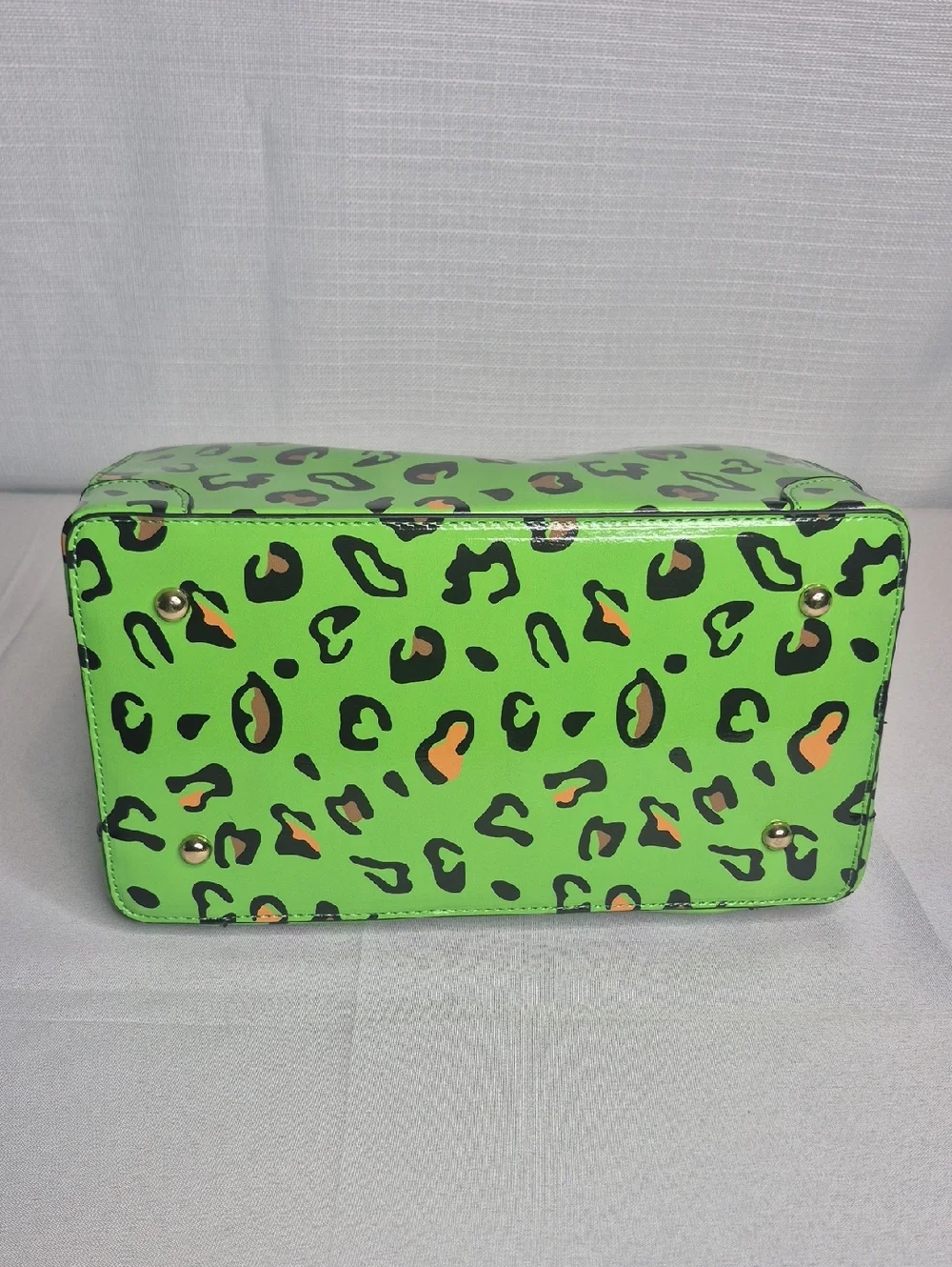 Leopard Print Vegan Leather Boston Bag & Wallet 💚💚💚